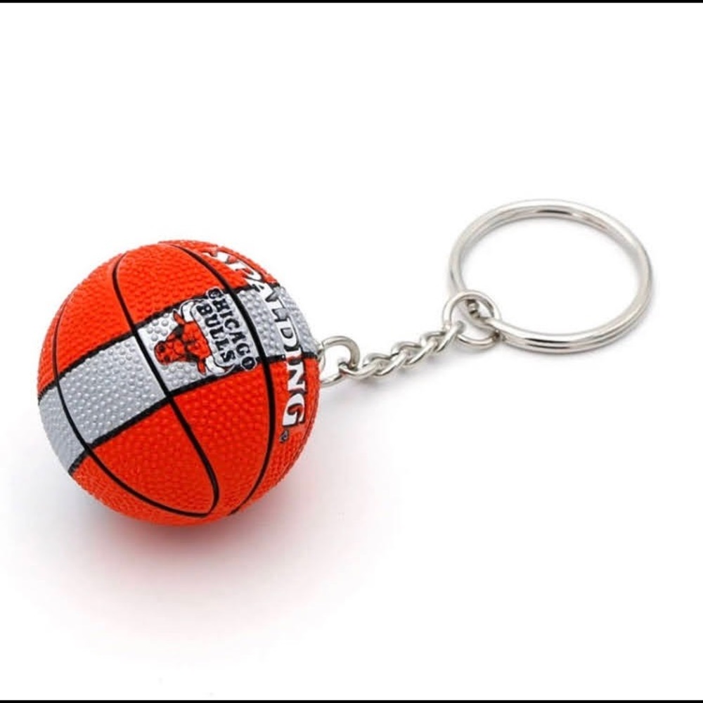 NBA Chicago Bulls Mini Spalding Basketball Keychain